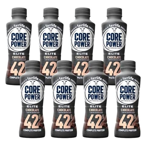 Elite Chocolate High Protein Shakes 8 Pack Cover
