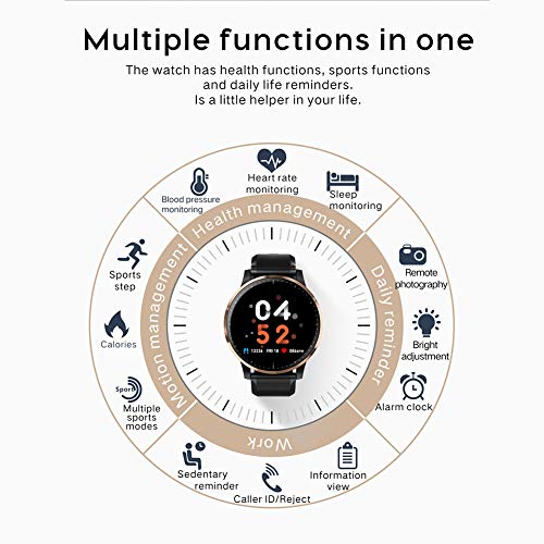 ZDY Arbeiten Sie intelligente Uhr Q20, Eignungs-Tätigkeits-Verfolger mit Herzfrequenz/Blutdruck/Pedometer/Schlaf, wasserdichte Bluetooth Smartwatch für IOS/Android um.