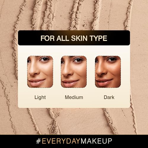 Image of Auric BlendEasy Matte Finish Compact Powder (9g) for Optimum Coverage with Hyaluronic Acid | Sweatproof, Hydrating, Oil Control | Paraben Free | Light Beige