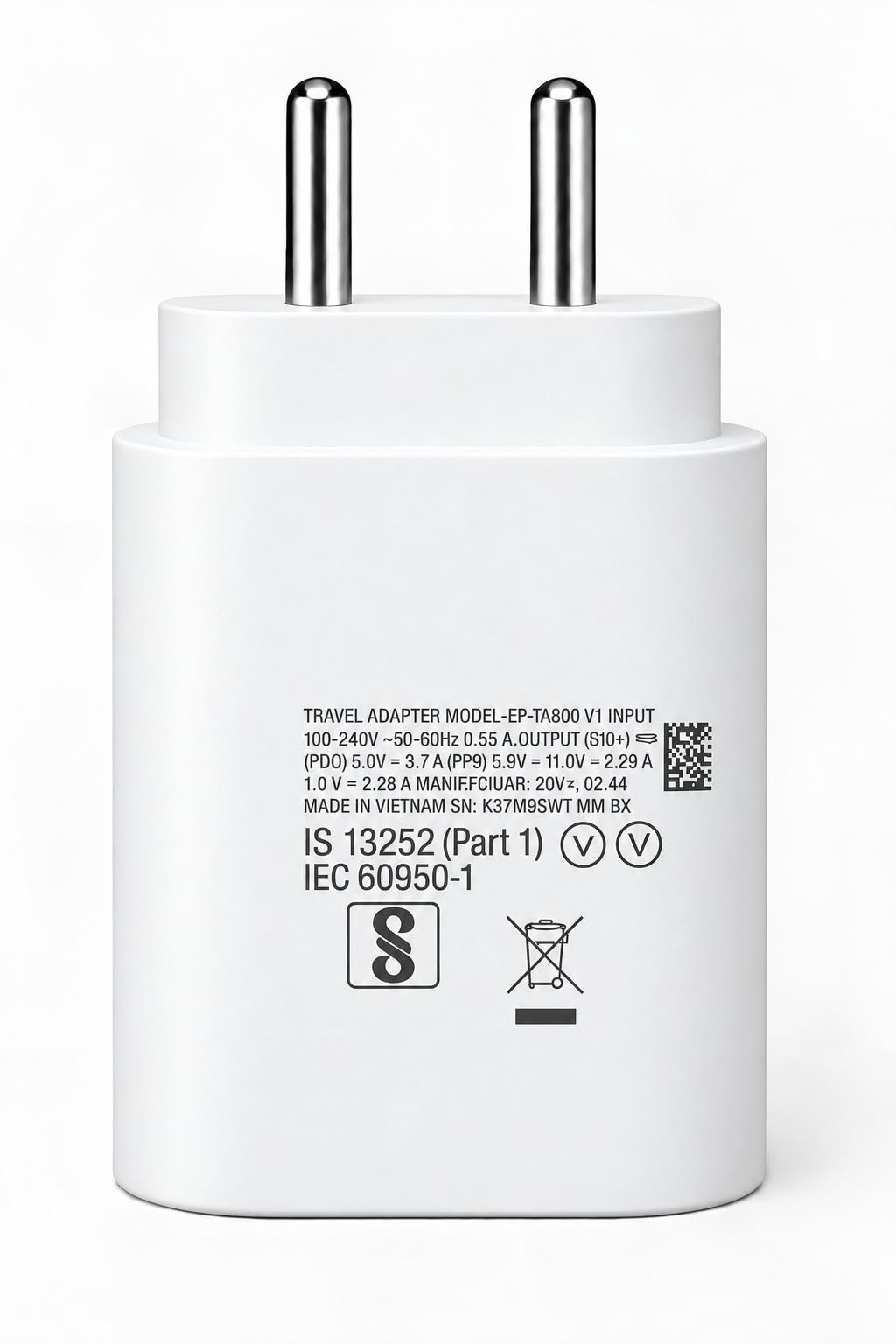 Motorola 68W TurboPower Type C Fast Charger Adapter with 1M Type C Cable Compatible with Motorola Edge 70/60 Pro/Ultra/Fusion/Stylus/G67 Power, G100/G96 5G/G57/G86/g85/Razr 50/G62, 68 W Charge, Black — Amazon image 9