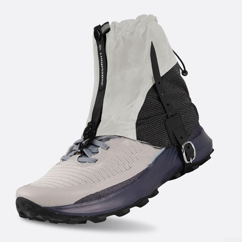 Ghette Impermeabili Da Sentiero - Regolabili, Antiscivolo, Per Escursionismo E Zaino In Spalla (Grigio)