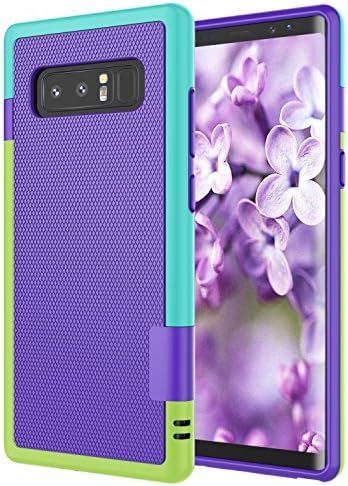 Galaxy Note 8 Case, Note 8 Cover, Jeylly [3 Color] Slim Hybrid Impact Rugged Soft TPU & Hard PC Bumper Shockproof Protective Anti-Slip Case Cover Shell for Samsung Galaxy Note 8 SM-N950 - Purple