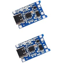 2pcs TP4056 Type-C USB 1A 5V 18650 Lithium Battery Charging Board with Dual Protection Functions Type-C USB C Li-ion Battery Charging Board 10