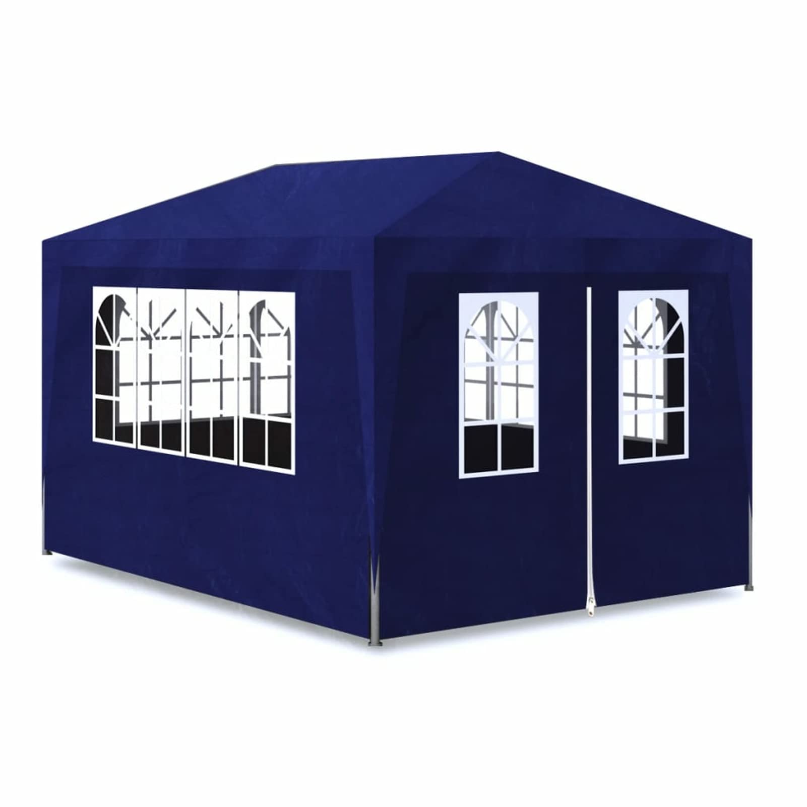 Partyzelt, XIAOGUANG Party Deko, Festzelt, Pavillon, Garden Decoration, Canopy Tent, Lagerzelt, Gartenpavillon, 3x4 m Blau