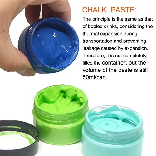 15 color chalk paint paste set chalk paint paste stencil paste ink self-adhesive silk screen stencil ink chalkboard art craft paint chalkboard ink paste for diy home decor