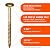 GRK CAB8212B Cabinet Bulk 8 by 2-1/2-Inch Screws, 1500 Screws per Box