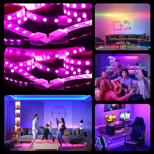 Image of WENHSIN 10Packs 2-Pin L Shape RGB LED Light Strip Connectors 10mm Unwired Gapless Solderless Adapter Terminal Extension