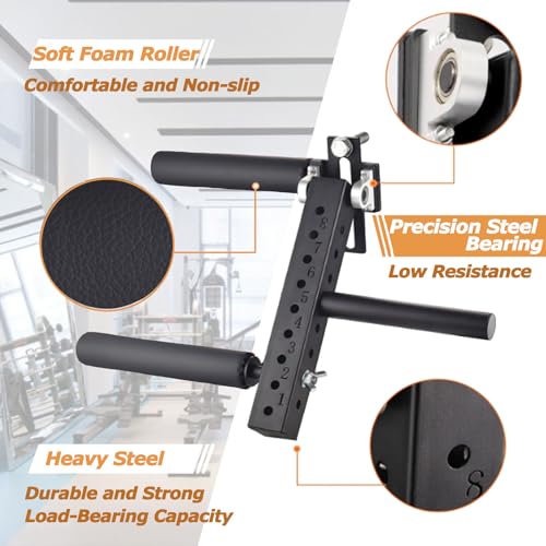 Verstellbare Beinstrecker- und Curl-Maschine für das Home-Gym, vielseitiges Fitnessgerät mit mehreren Öffnungsgrößen für das komplette Beintraining