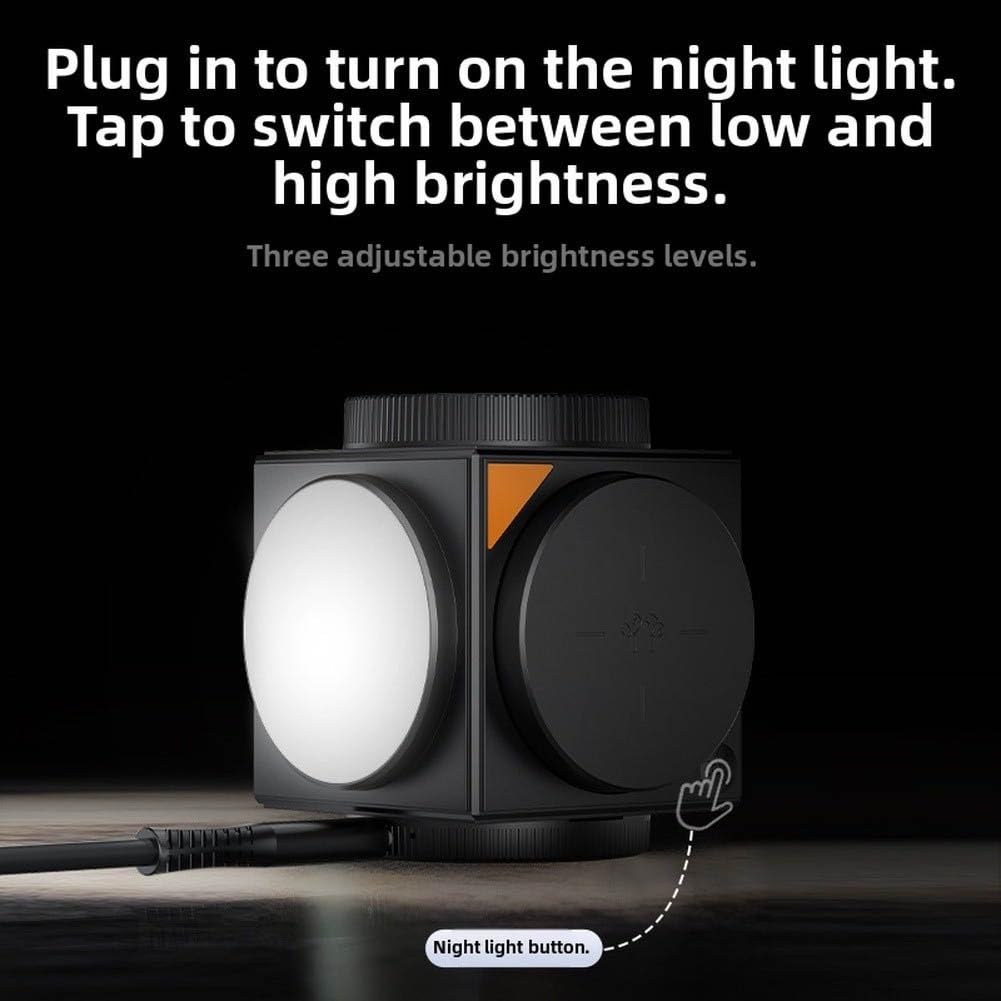 Cargador inalámbrico 3 en 1 para, estación de carga magnética de 15 W con soporte de luz de reloj para auriculares de reloj de teléfono uso simultáneo (gris oscuro)