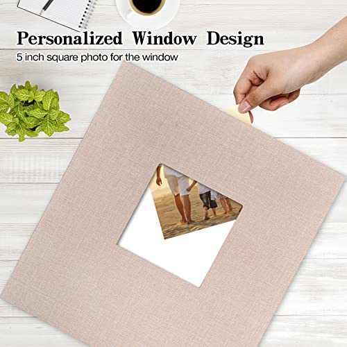 image for potricher Linen Hardcover Photo Album 4x6 600 Photos Large Capacity fo