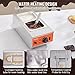 VEVOR Chocolate Tempering Machine, 9 Lbs 2 Tanks Chocolate Melting Pot TEMP Control 86~185℉, 1500W Stainless Steel Electric Commercial Food Warmer For Chocolate/Milk/Cream Melting and Heating