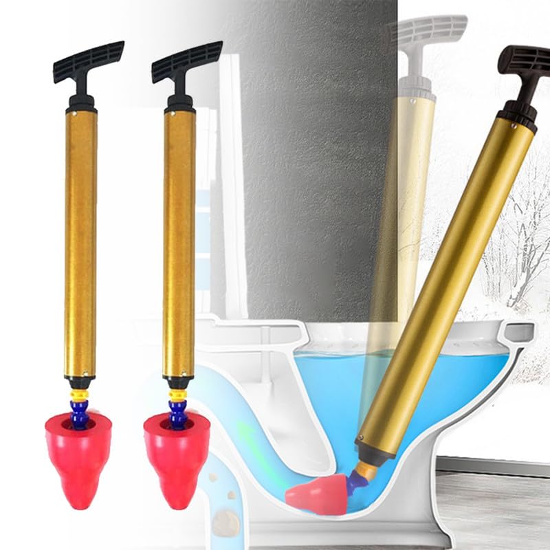 Stantuffo Per WC Ad Alta Pressione Yumneo - Sblocca Intasamenti, 66cm, PVC, Per Bagno E Pavimento - Foto 11