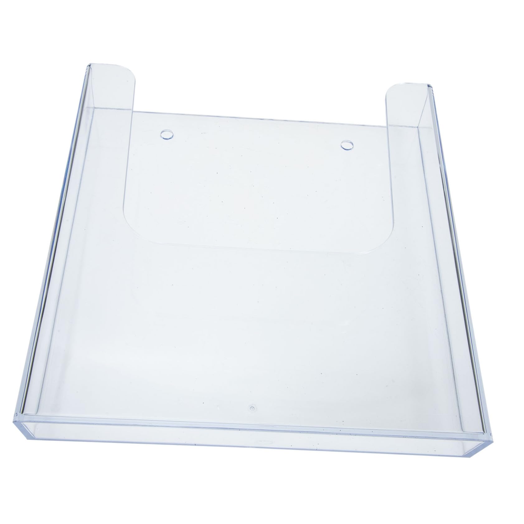 Vaguelly Portafolletos Acrílico Transparente Grande Para Pared, Organizador De Correo y Sobres Agujeros Pretaladrados, Soporte De Pared Multifuncional Para Oficina y Documentos