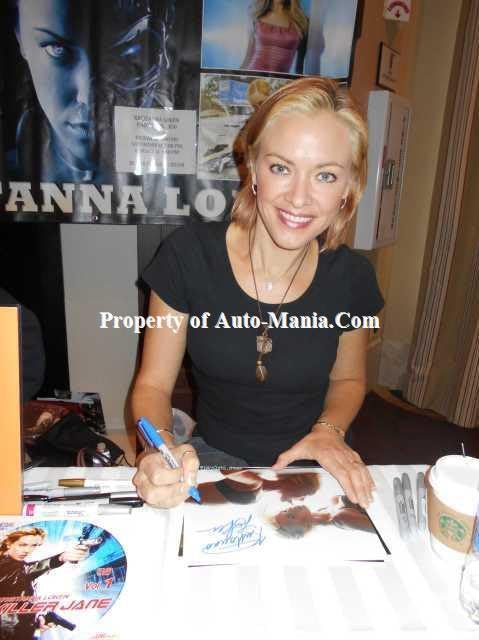 クリスタナ・ロ-ケン直筆サイン入り写真。