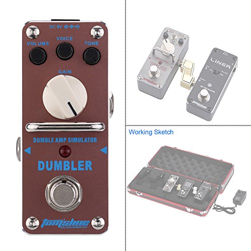 LAOJIA ADR-3 Dumbler Amp Simulator Mini guitare électrique simple pédale d’effet avec True Bypass,ADR-3 - Les Beatles, Paul McCartney, John Lennon, RIngo Starr, George Harrison LAOJIA ADR-3 Dumbler Amp Simulator Mini guitare électrique simple pédale d'effet avec True Bypass,ADR-3 – Image 4