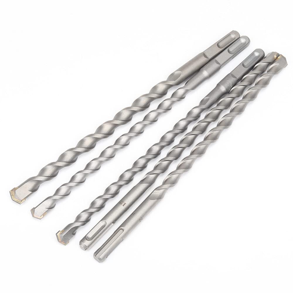 Set di punte per trapano da 1 pezzo, codolo dritto HSS extra lungo, diametro 2-6 mm, lunghezza 160-300 mm, punte elicoidali, kit di foratura per sega a tazza, 16 mm, 250 mm