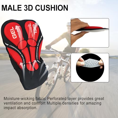Winnerain M-01 Men'S Bike Shorts 3D Padded Cycling Pants, Cycling Underwear thumb #6