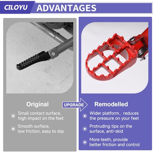 Image of Mini Bike Foot Pegs Footrest Kit Replacement for Minibike Coleman CT200U CT200U-EX CT200U-EXR BT200X CT100U CC100X Axis M200 196cc 200cc 97cc 100cc 6.5hp 2.5hp Engine Parts