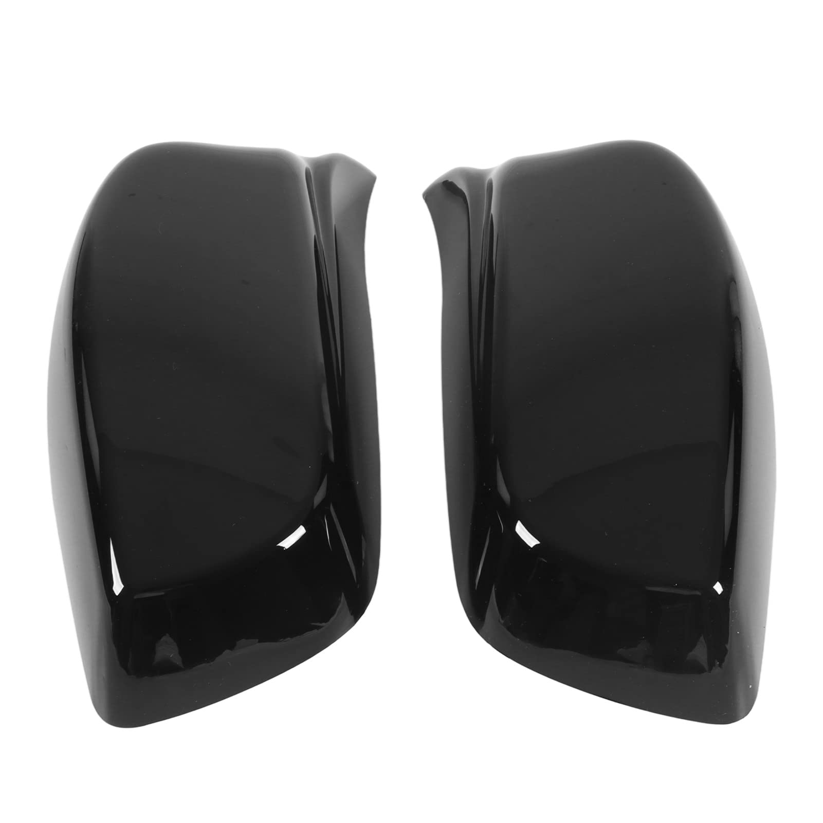 Coque De Rétroviseur ABS 51167078360 Résistante Aux Intempéries En Forme De Corne Pour Série 5 Et 6 E60 E61 E63 E64 (Noir Brillant) Décoration Intérieure Et Extérieure Automobile