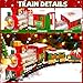 YGVQN Tren Eléctrico Navideño con Luces y Sonidos Imagen de YGVQN Tren Eléctrico Navideño con Luces y Sonidos