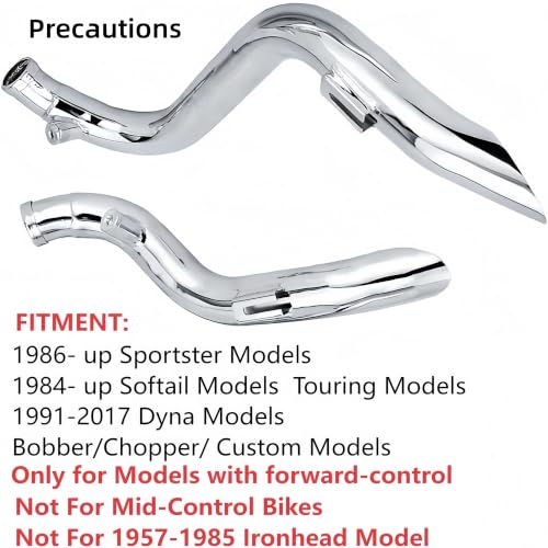 RongTengKeJi Chrome LAF Exhaust Pipes