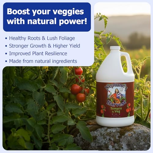 Neptune's Harvest Tomato & Veg Fertilizer 2-4-2, 1 Gallon