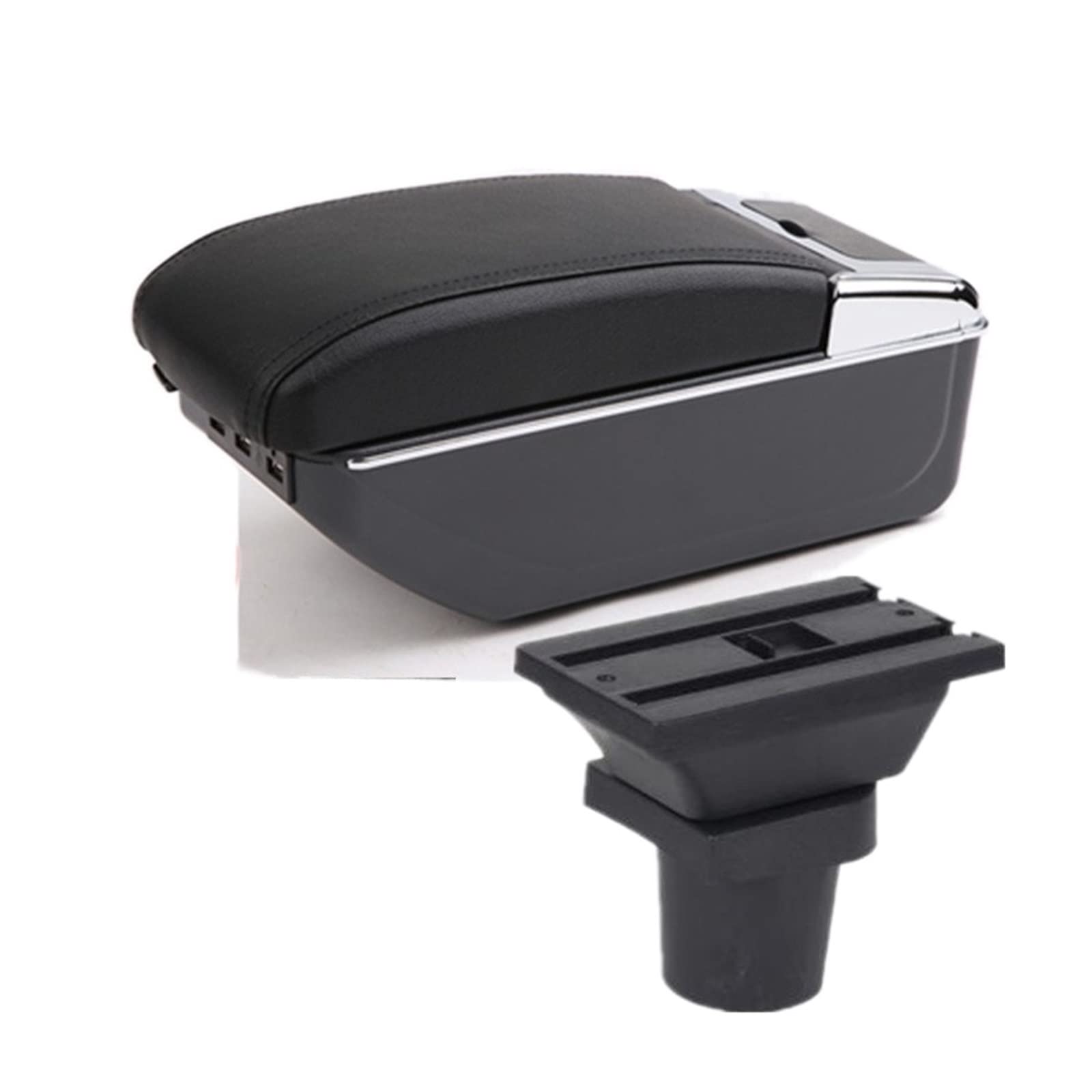 Baiqimv For Toyota For Aqua For Prius C Car Armrest Box Interior Parts Retrofit Car Armrest Center Storage Box With USB