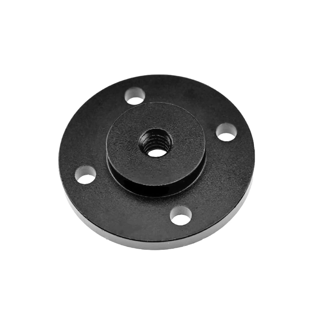 FEICHAO Shoe Mount Plate Wall Mount 1/4 3/8 inch Thread Tripod Adapter Holder for Magic Arm Monitor Light Flash DSLR Camera (D40mm 1/4 Hole)