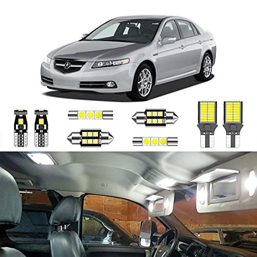 Kit 12 luces LED interiores blancas para Acura TL 04-08 miniatura 1