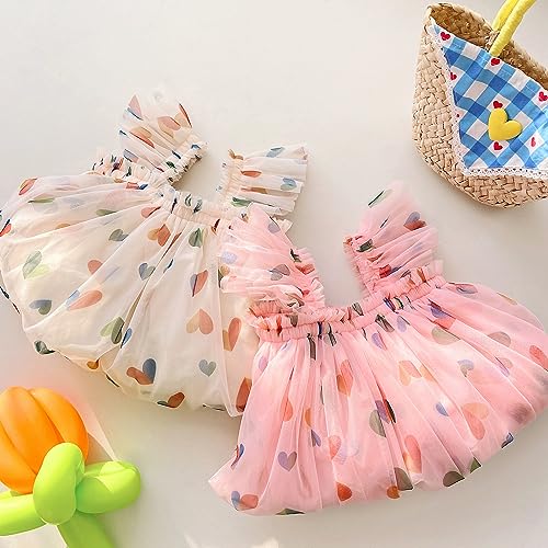 Baby Girls Tulle Tutu Dresses Toddler Girls Summer Party Dress Size 6M-5T4