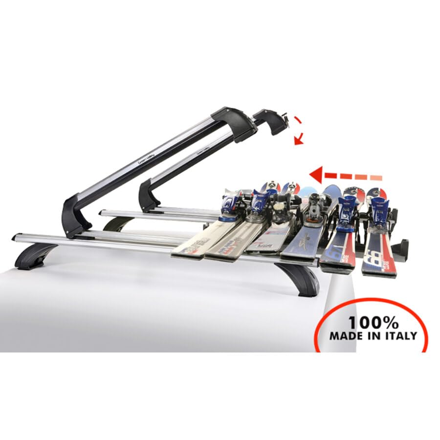 Portasci Green Valley Per Barre Da Tetto - Alluminio Con Chiave Antifurto - Foto 9