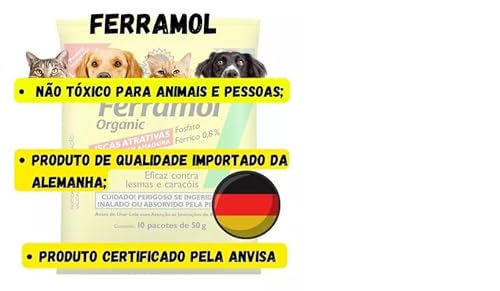 Isca Orgânica Ferramol Neudorff 500g Caracóis Caramujos