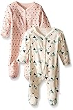Rosie Pope Baby Girls' 2-Pack This Way For Adventure Mountain Theme Coveralls