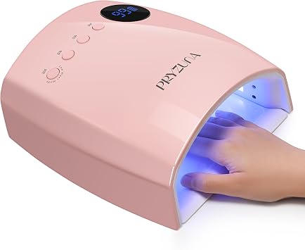 UV LED Nail Lamp, Cordless 72W UV Light for Gel Nails with 45 Beads