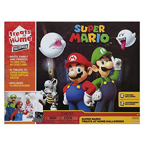 Super Mario Boo's Mansion Kids Halloween Hide-And-Seek Game With 10 Figurines And Accessories #TOP5