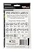 Sunburst Systems 7035 Priced Garage Sale Stickers, 1,000 Count Pre-Printed Labels, Pink