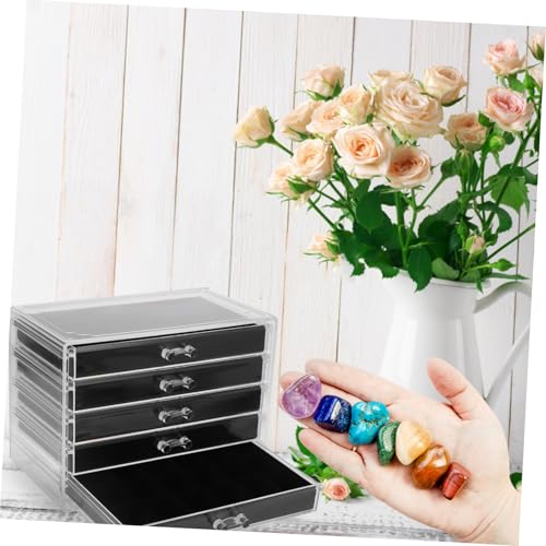Vitrine pour pierres et bijoux en acrylique Cabilock à compartiments