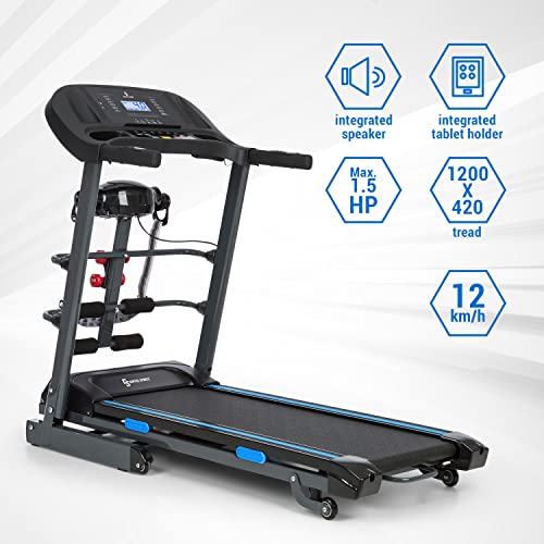 Capital Sports Pacemaker F120 Laufband für Zuhause Klappbar Elektrisch Treadmill Laufbahn Walking Pad, max. 12 km/h… – Bild 3