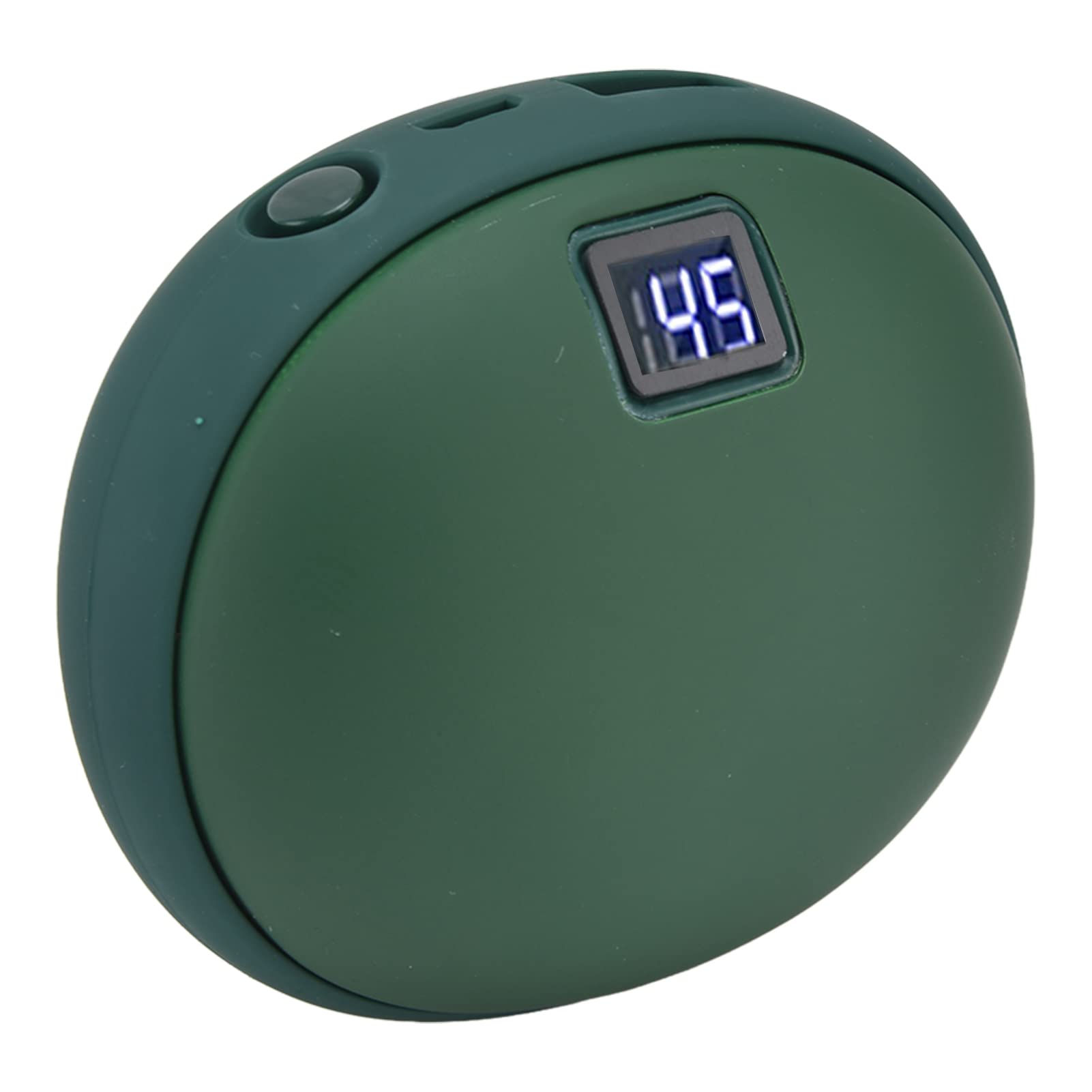 Mini chauffe-mains électrique 2 en 1, 10000mAh, Rechargeable par USB, pratique, outils de chauffage pour l'hiver (Verte)