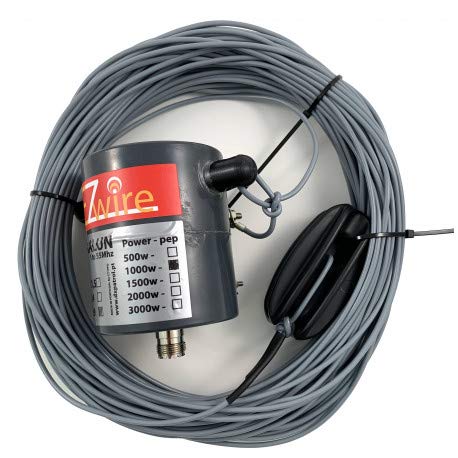 1KW Watt 32m XL Multiband Dipol Antenne endgespeist 1:9 Balun EZwire 10m Cover