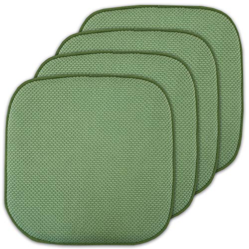 4 Pack Memory Foam Honeycomb Nonslip Back 16