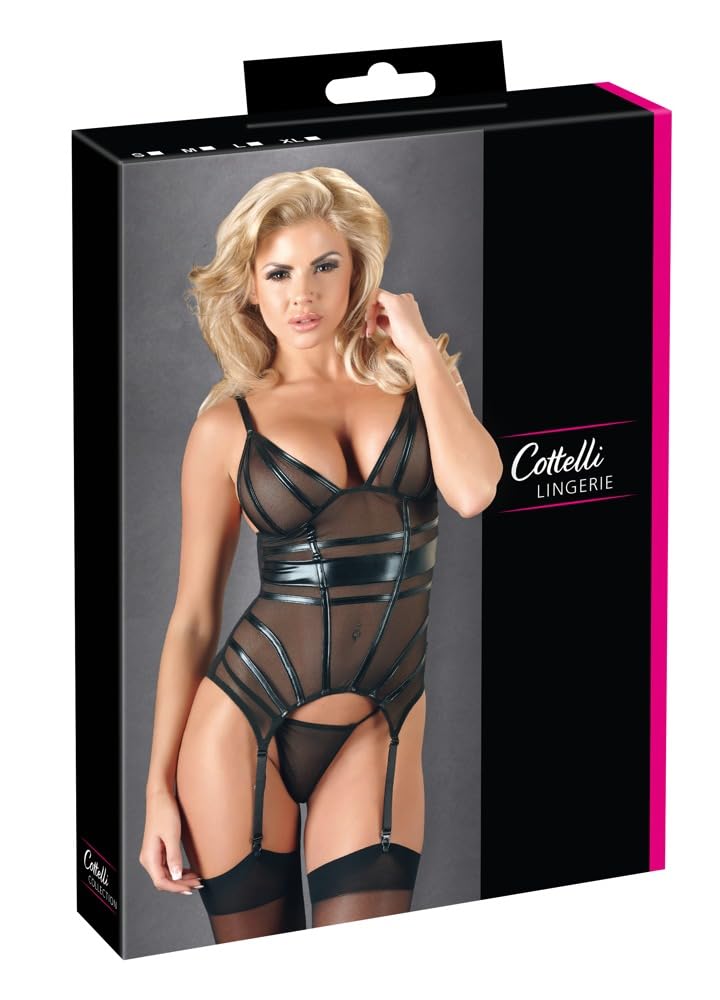 Cottelli Collection Large Black Traci Basque