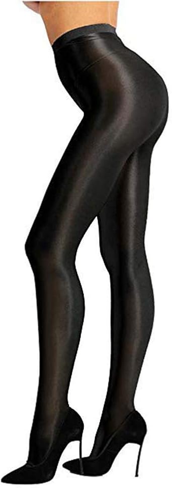 Women 60D Shaping Stockings Plus Size Sexy Pantyhose Flash Oil Shiny Dance Socks Ultra Shimmery Stretch Skinny Tight