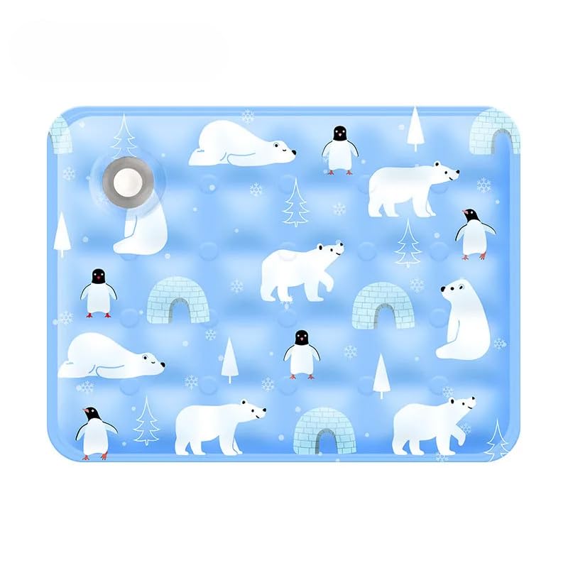 Pet self-cooling mattress sofa ice pad dog cat summer gel pad (S (30 * 40cm), C)
