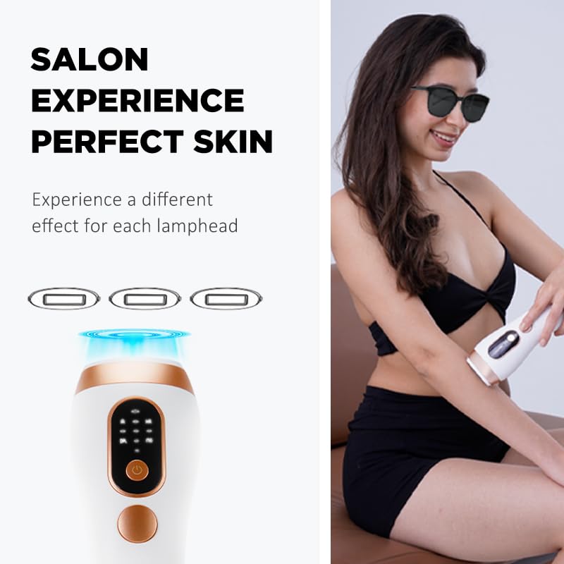 TZWM IPL Haarentfernungsgerät 3-in-1 (HR/DPL/MG), 21J Salon-Level bis 6J/cm², 5 Stufen, Ultra-Schnellblitz, Dauerhafte Haarentfernung für Gesicht & Körper Damen & Herren