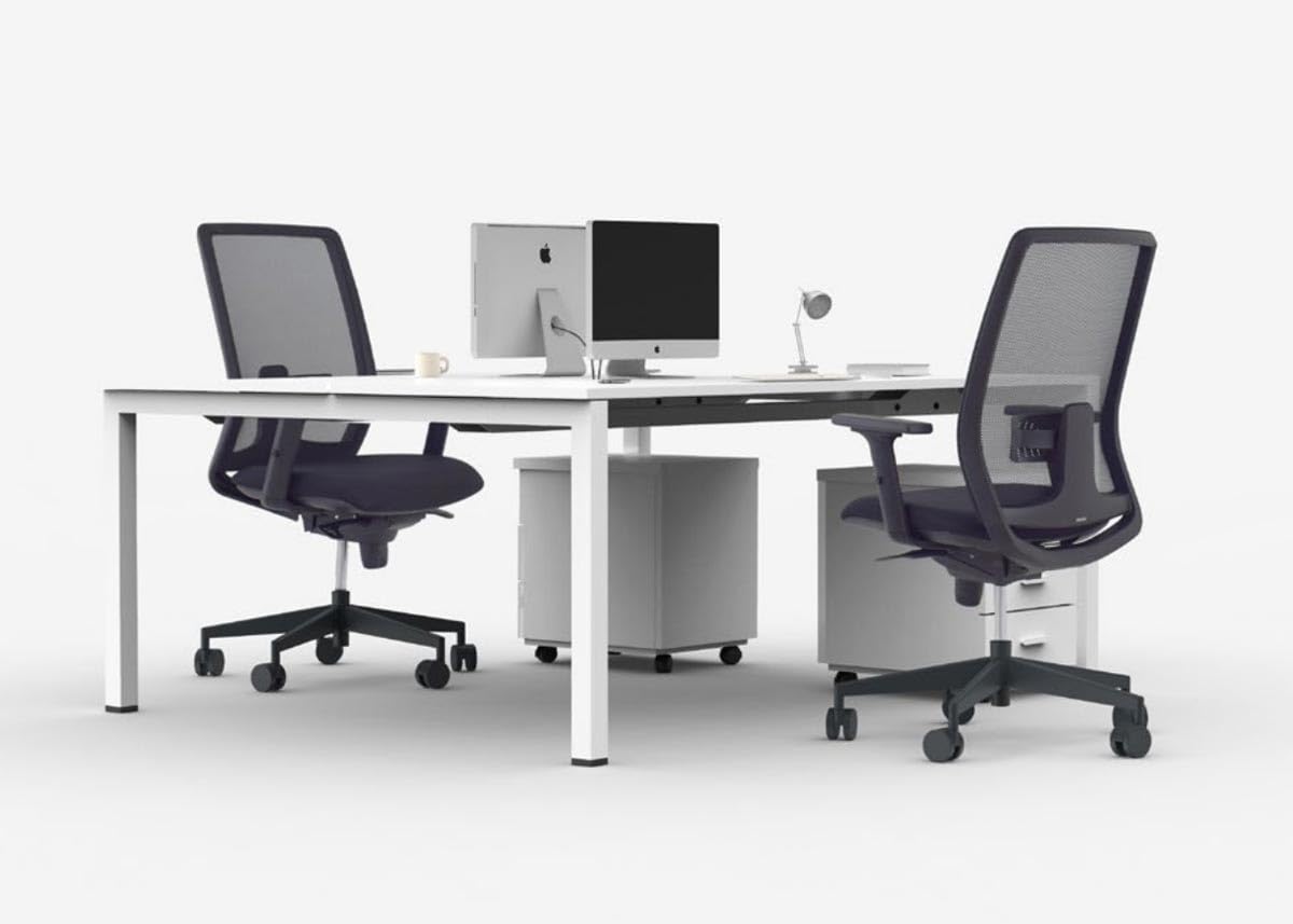 Spacio Delaoliva New Light Carbon Black Silla operativa de Escritorio, Silla Ergonómica Profesional, certificada 120kg, Fabricada 100% en España