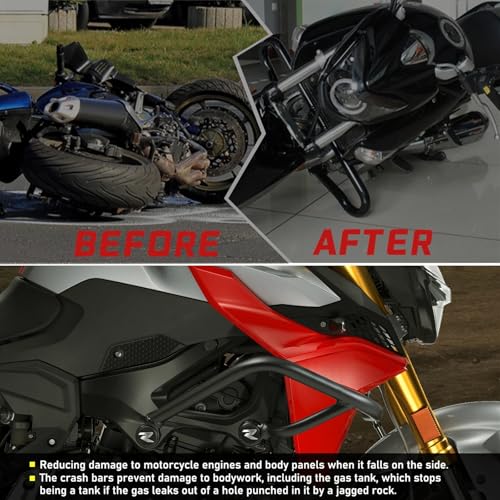 Eviter casse moteur F900R avec ce crash bar protection de cadre - 4