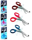 3 PCS ( RED & NEON PINK & TEAL) PARAMEDIC UTILITY BANDAGE TRAUMA EMT EMS SHEARS SCISSORS 7.25 INCH S