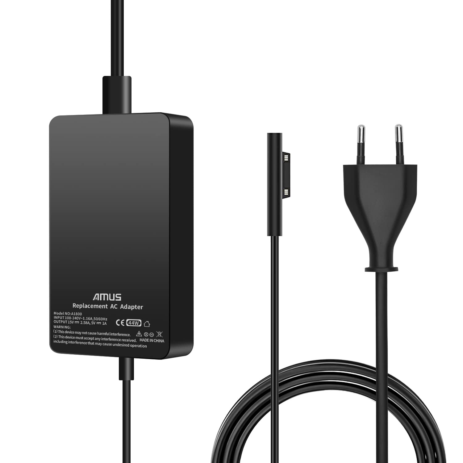 Caricabatterie Surface 44W Con USB - Alimentatore Per Microsoft Surface Pro/Go/Laptop - Foto 6