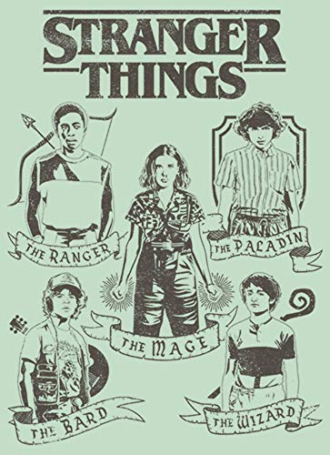 Fifth Sun Stranger Things DND Classes Girls Short Sleeve Tee Shirt2